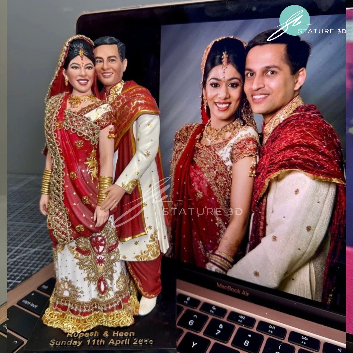 3D Couple Full Body Miniature