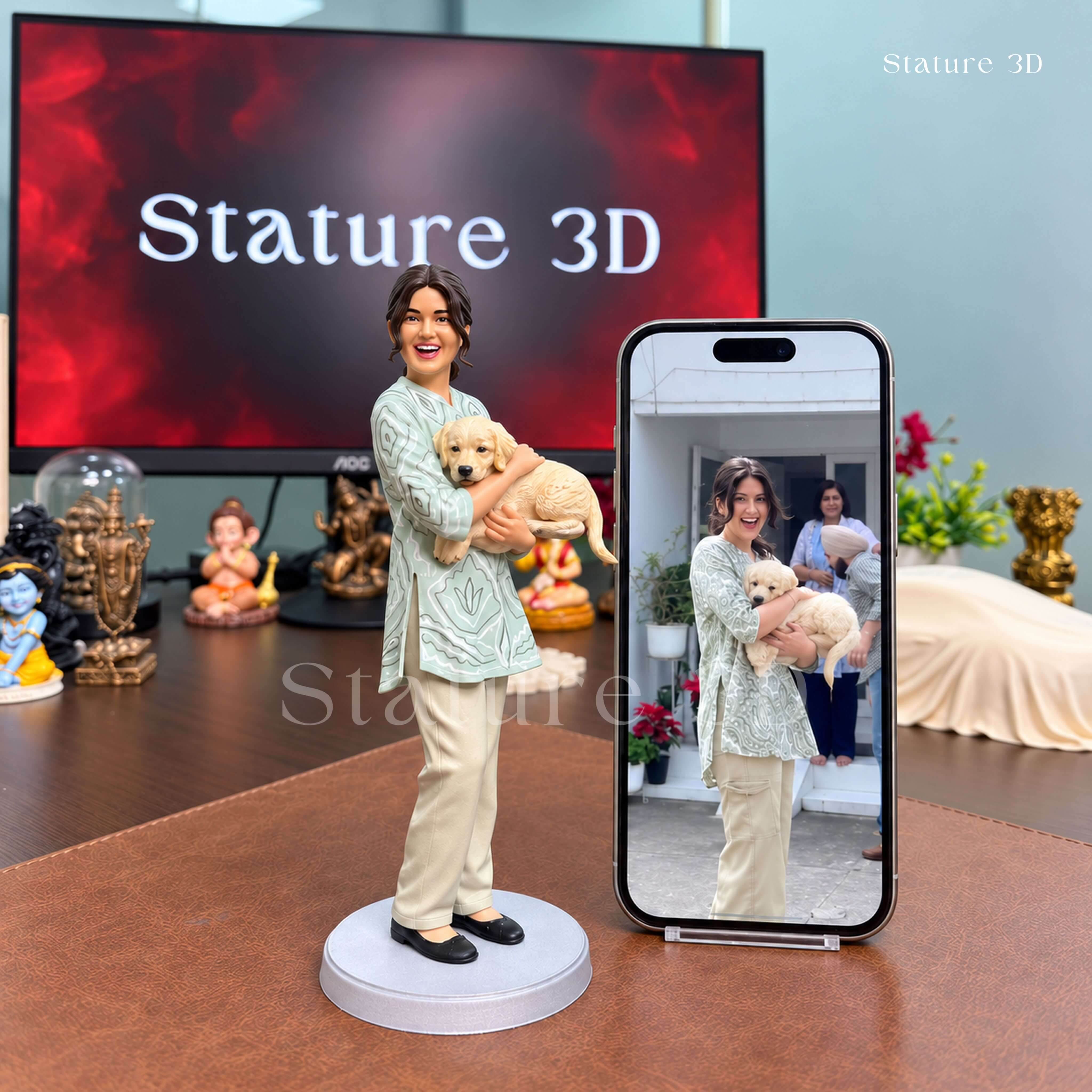 3D Miniature with Pet