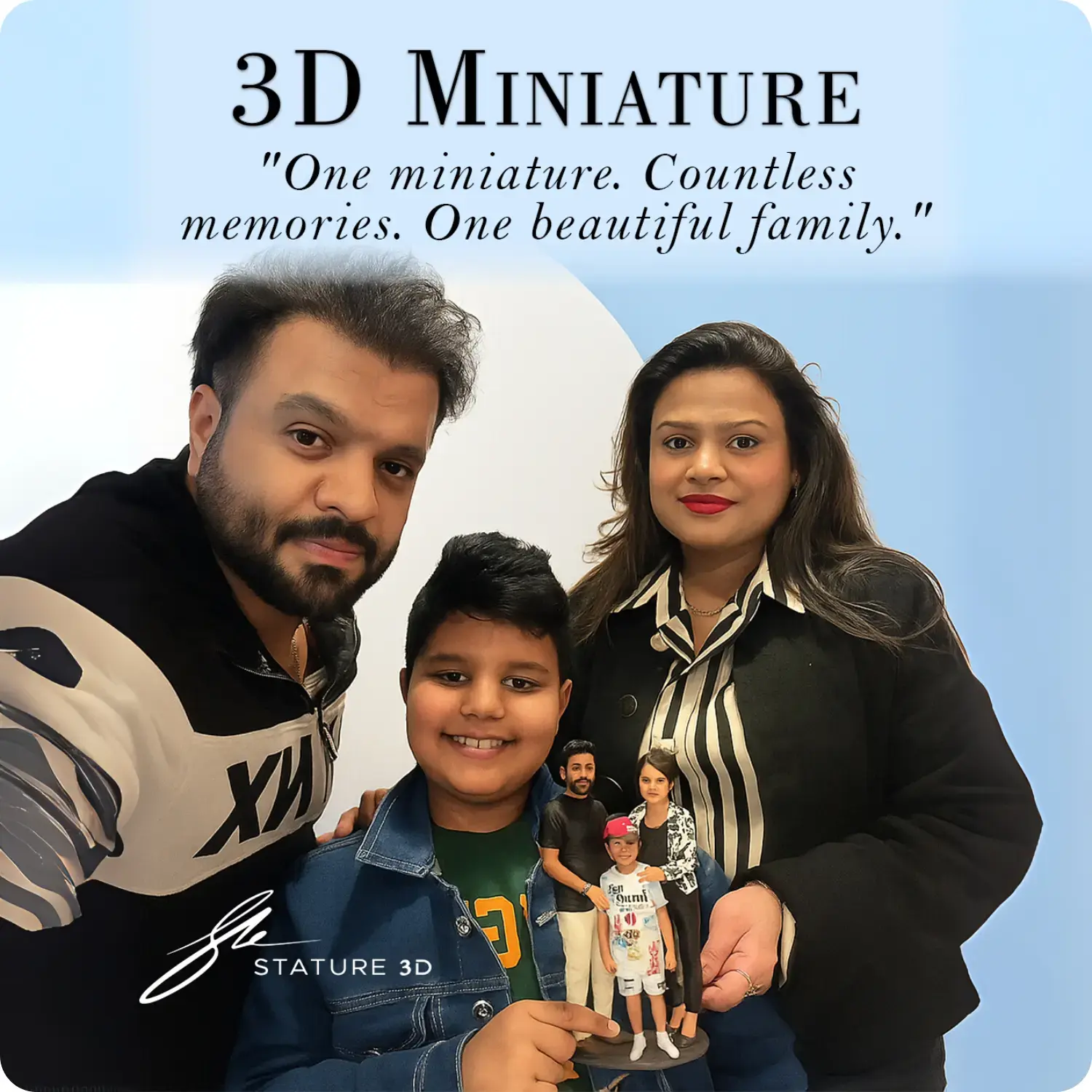 Family 3D Miniature - STATURE 3D