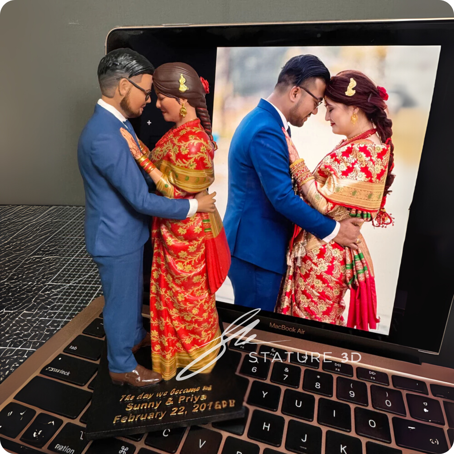 Couple(Traditional) Full Body Miniature - STATURE 3D