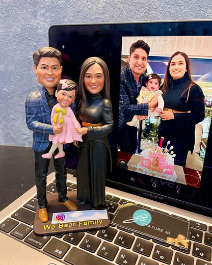 3D Family Full Body Miniature