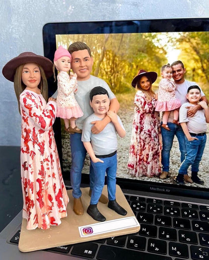 3D Family Full Body Miniature