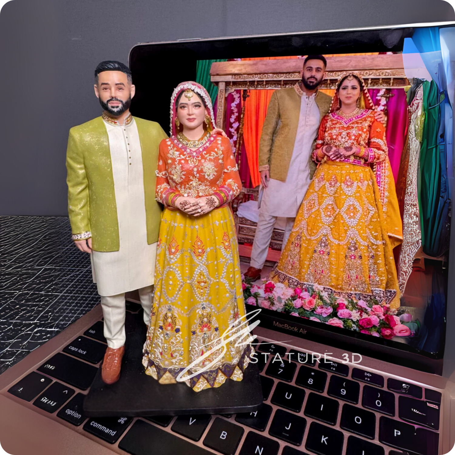 Couple(Traditional) Full Body Miniature - STATURE 3D