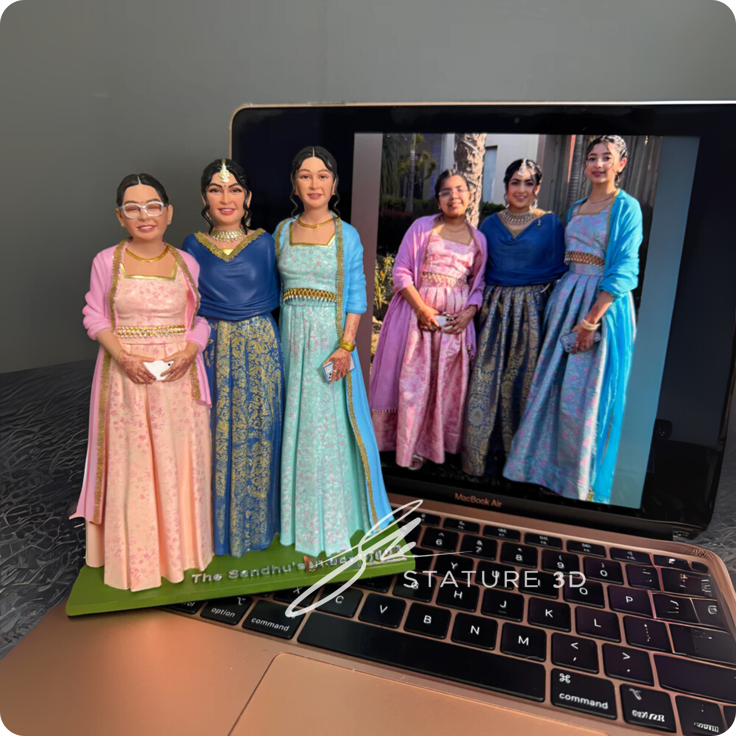 Couple(Traditional) Full Body Miniature - STATURE 3D