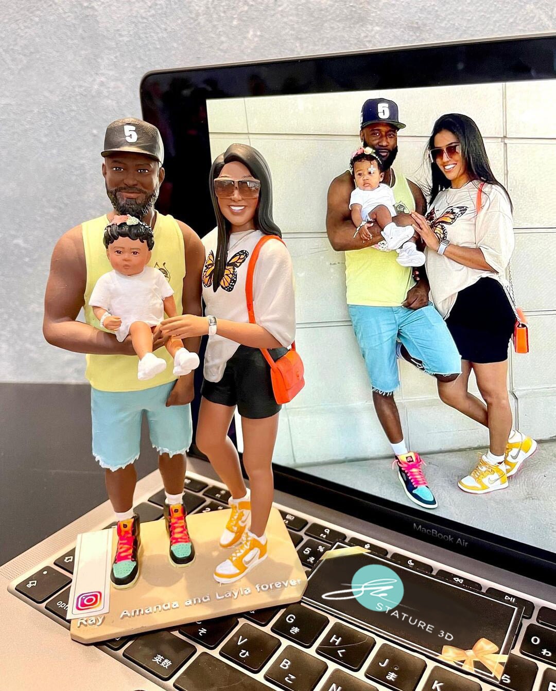 3D Family Full Body Miniature