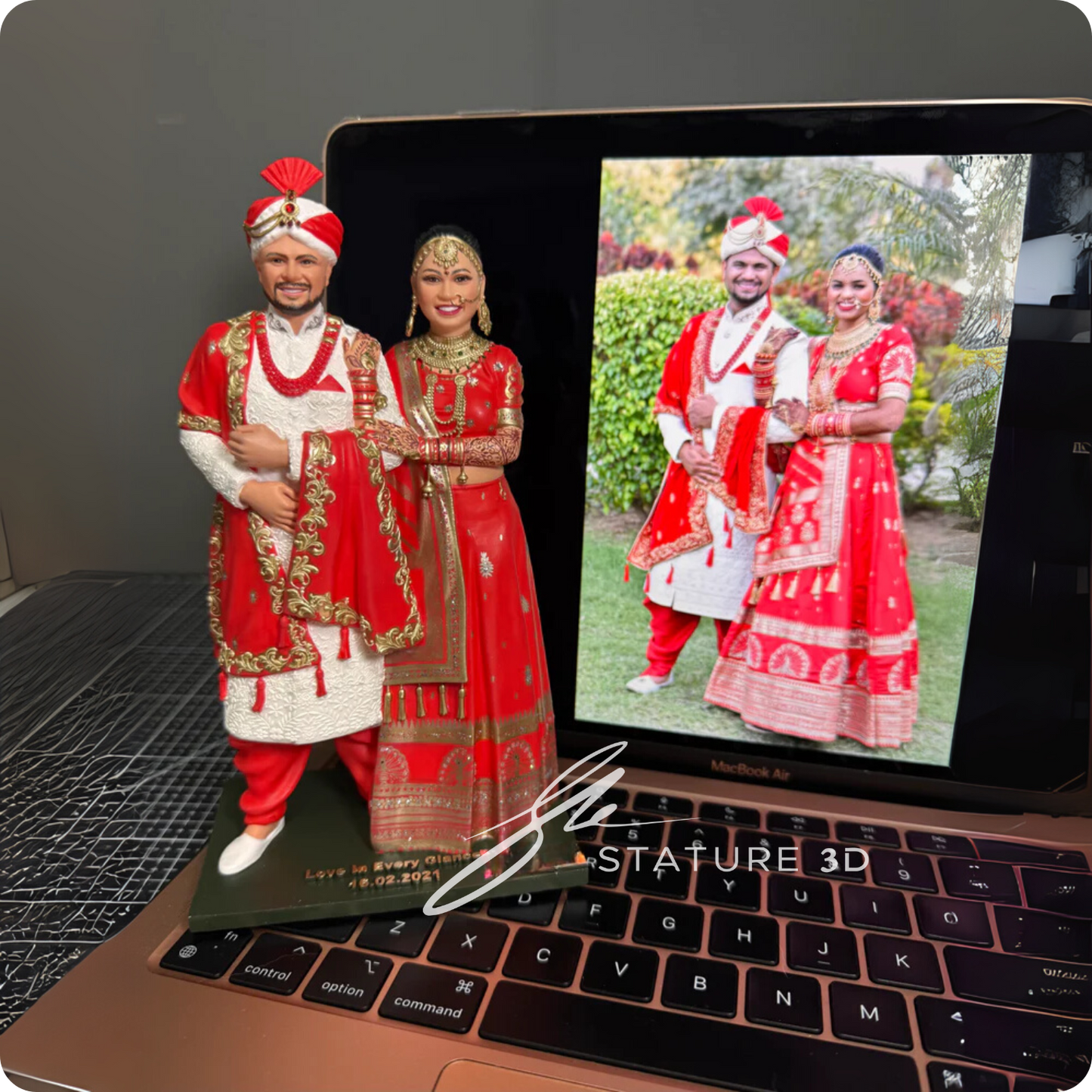 Couple(Traditional) Full Body Miniature - STATURE 3D