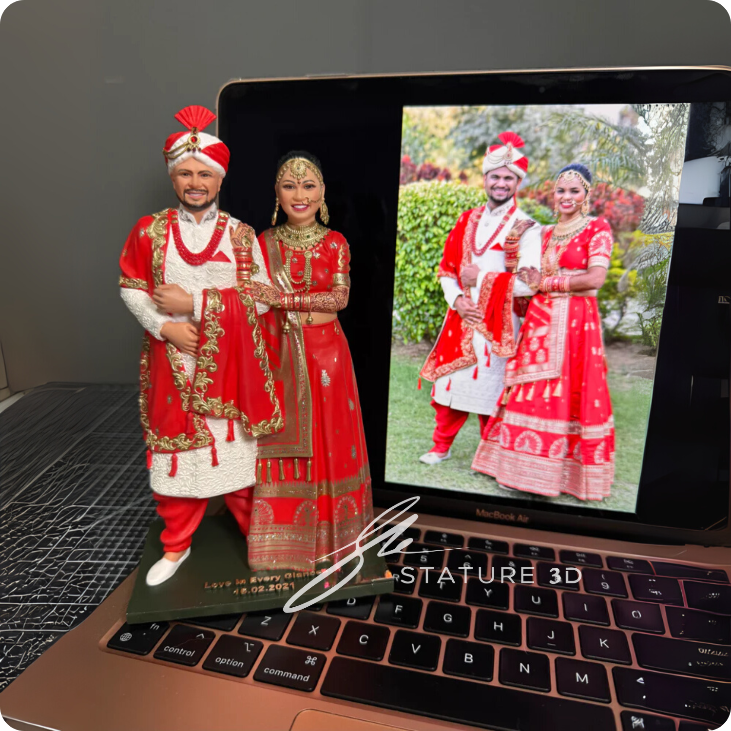 Couple(Traditional) Full Body Miniature - STATURE 3D