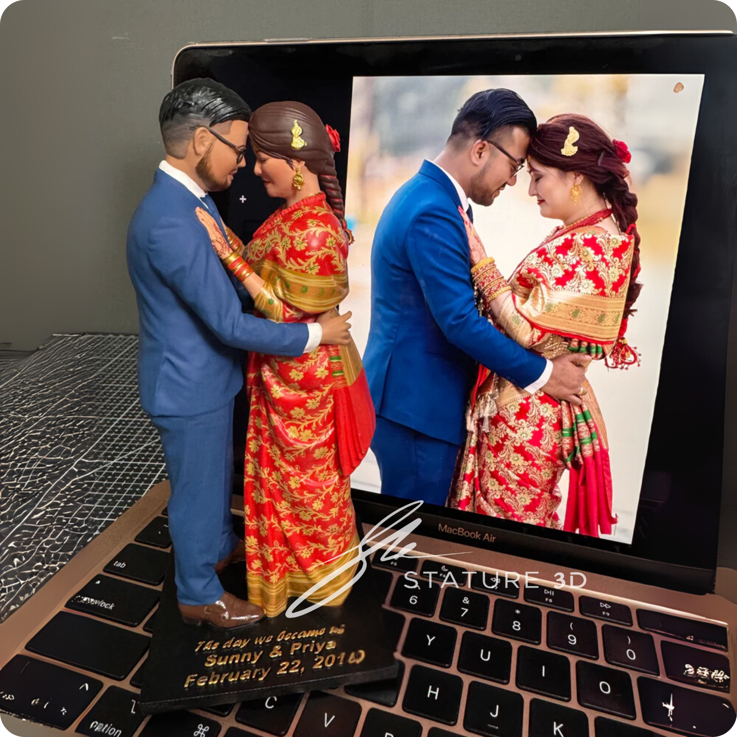 Couple(Traditional) Full Body Miniature - STATURE 3D