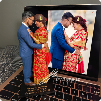 Couple(Traditional) Full Body Miniature - STATURE 3D