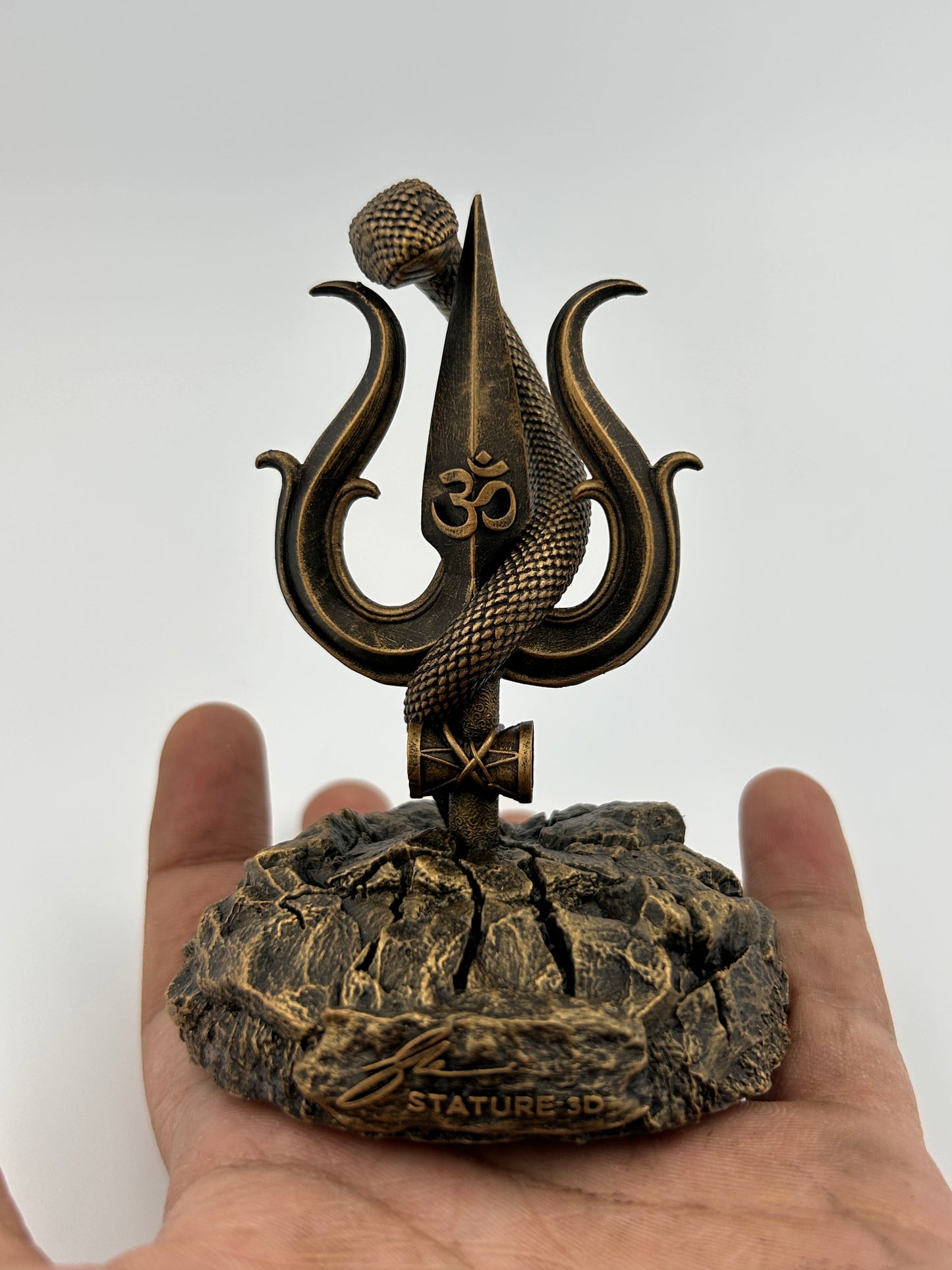 Lord Shiva Trishul With Damru Car Dashboard