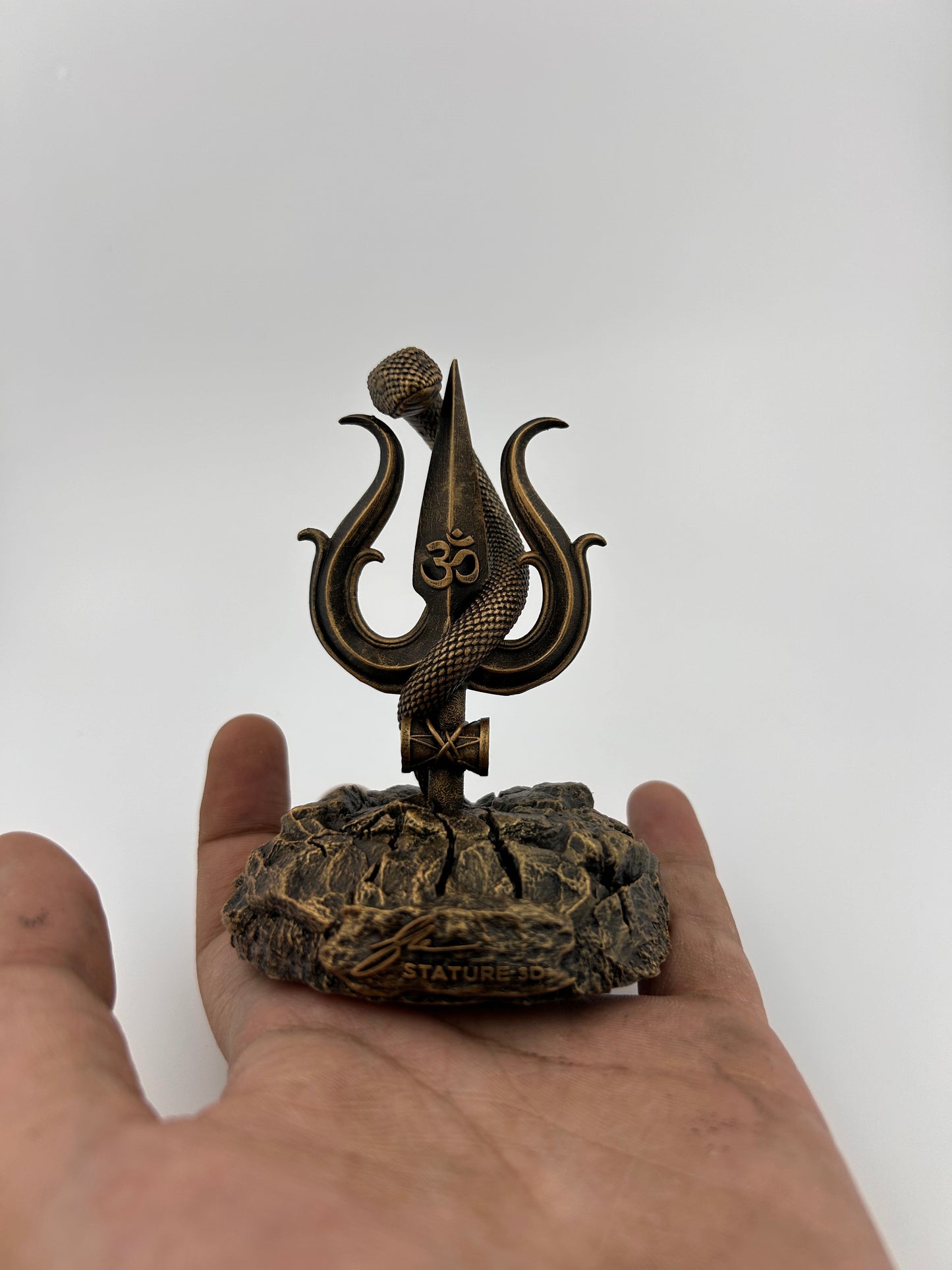 Lord Shiva Trishul With Damru Car Dashboard