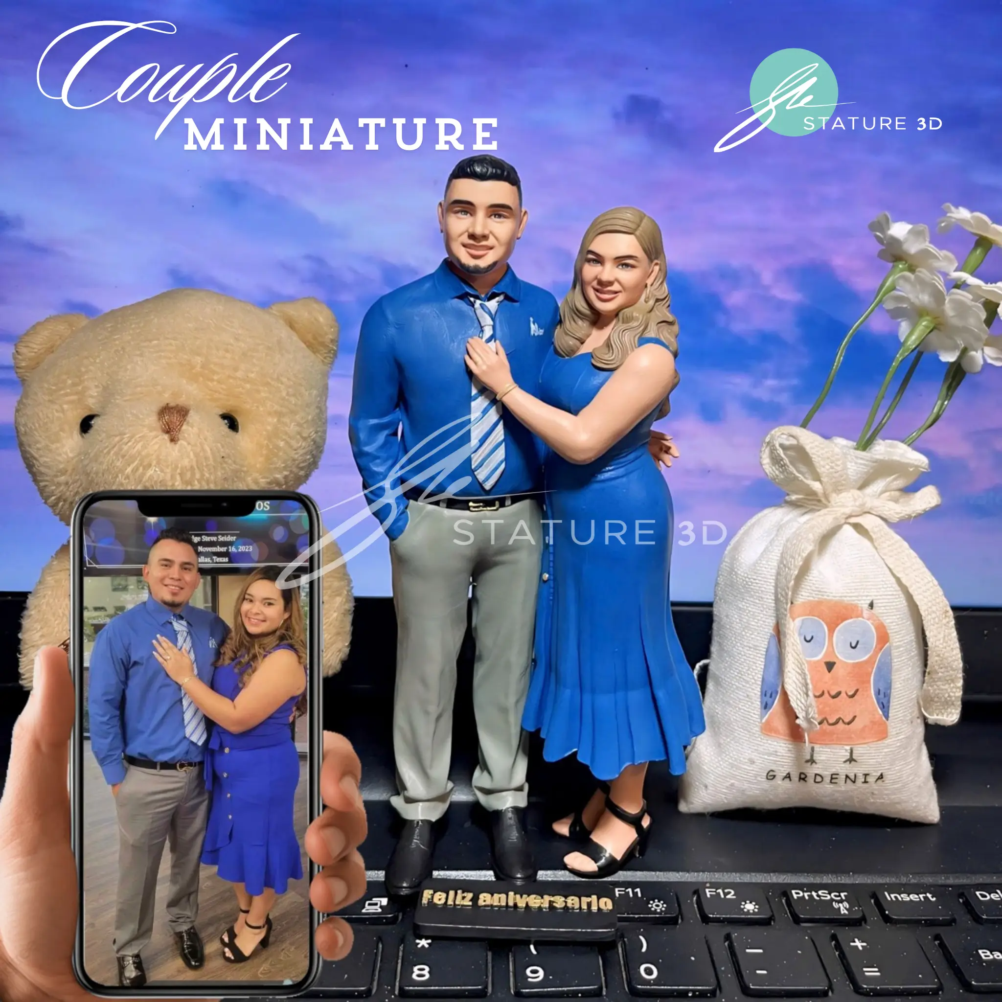 Couple Full Body Miniature - STATURE 3D