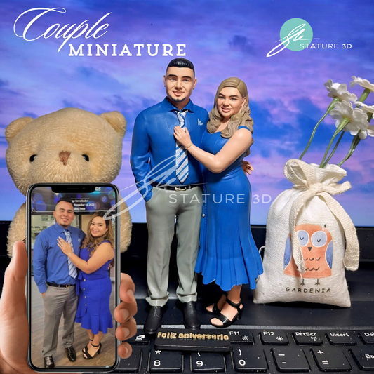 3D Couple Full Body Miniature