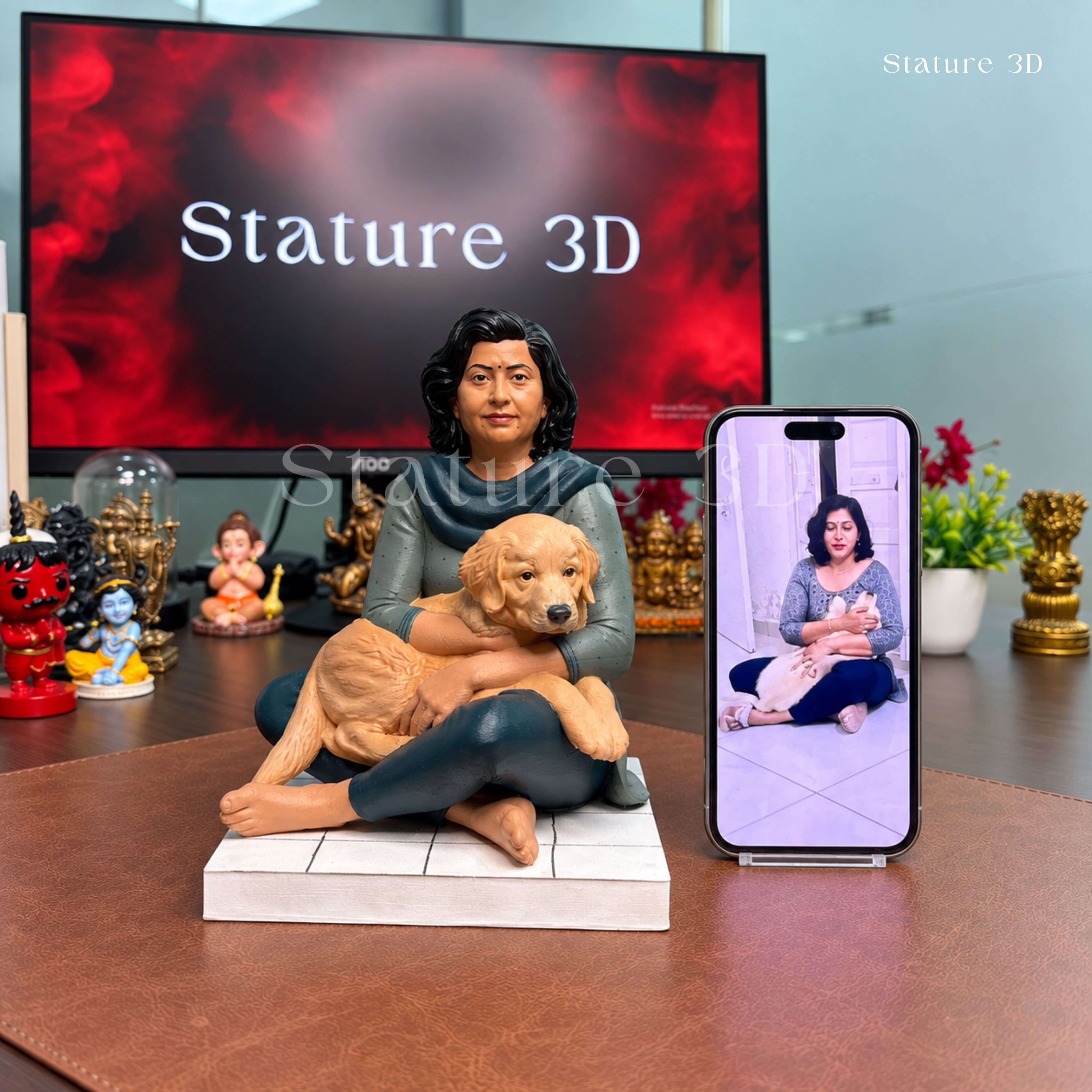 3D Miniature with Pet