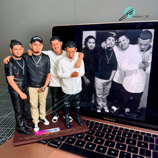 Friends Group 3D Miniature