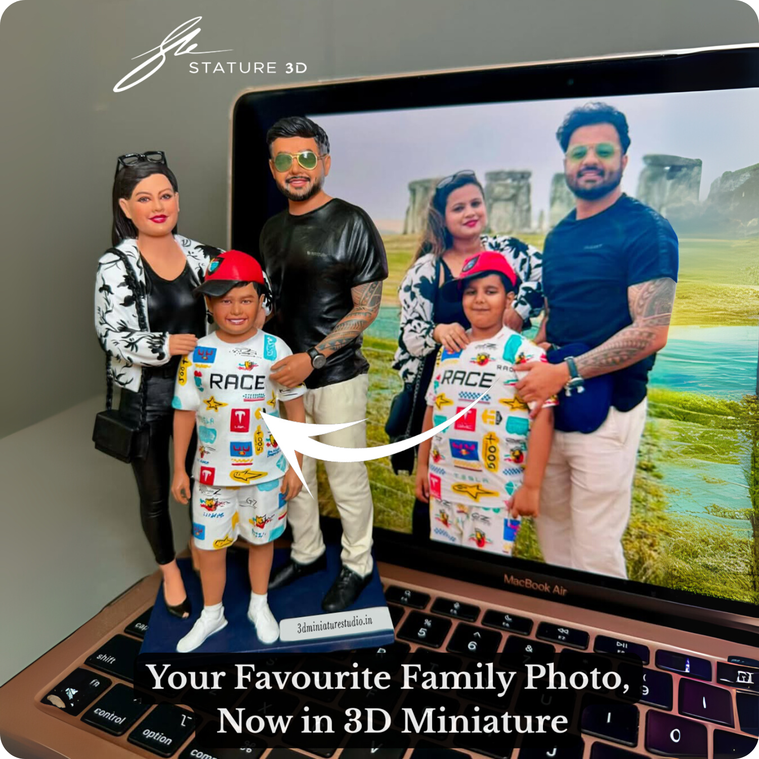 Family 3D Miniature - STATURE 3D